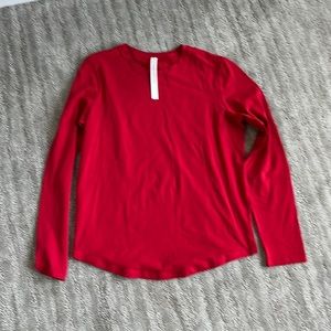 Never worn LuluLemon Love Long Sleeve Top